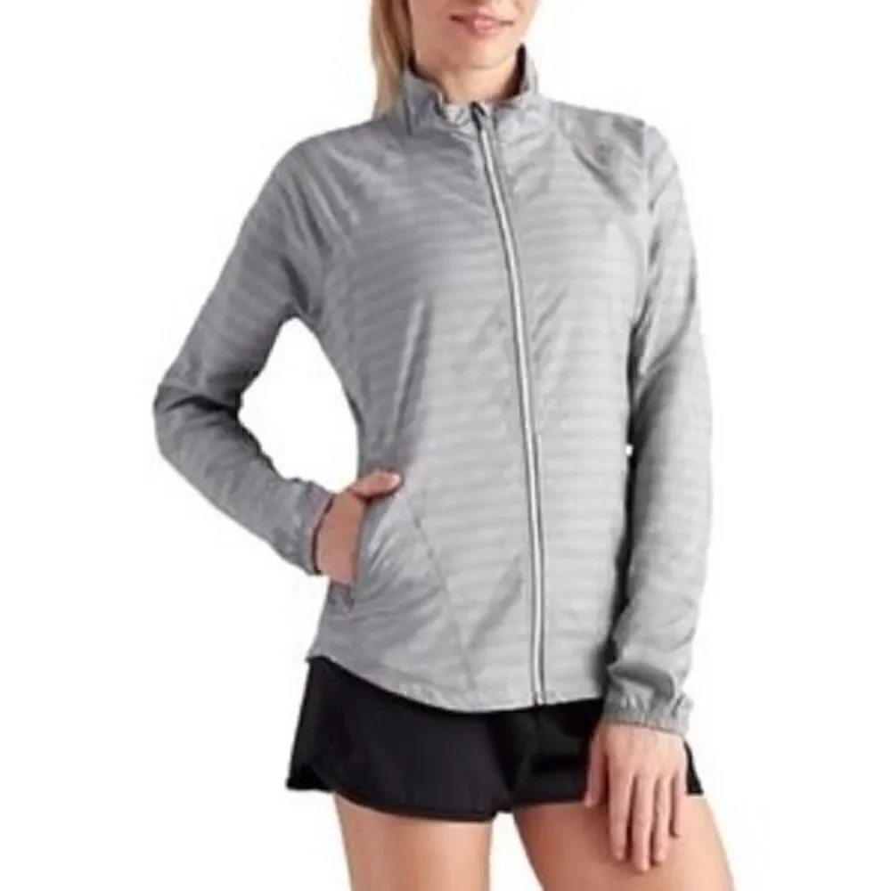 Athleta Stripe Jammin' Run Jacket